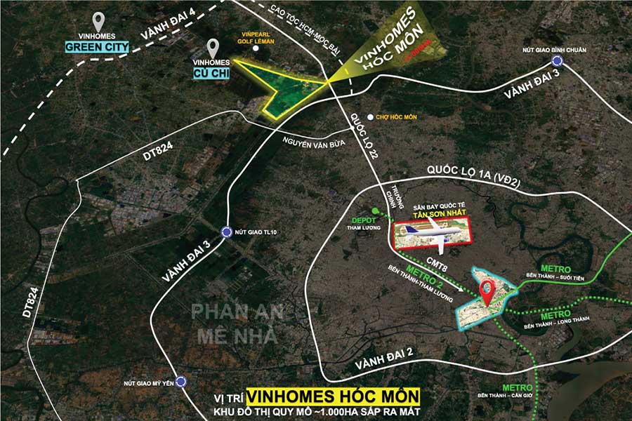 Vinhomes Saigon Park đại đô thị tây bắc Thành Phố Hồ chí Minh