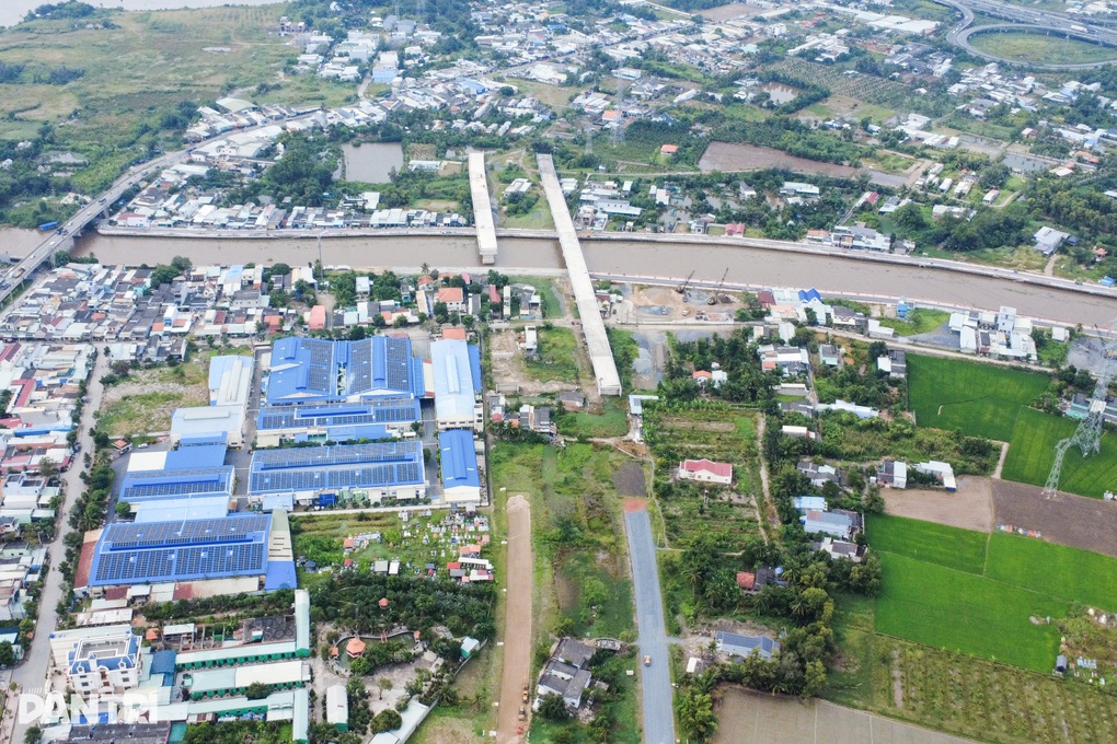 Một đoạn đường Vành đai 4 TPHCM trùng với đường ĐT830E ở Tây Ninh